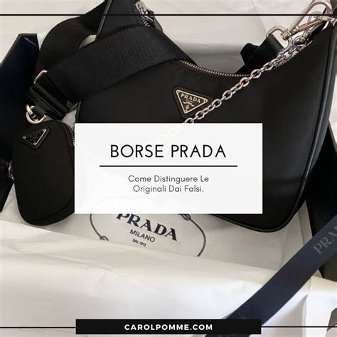 come capire se è un falso borsello prada|Come riconoscere una borsa Prada. Originale o .